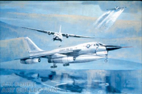 B-58 LANDING
